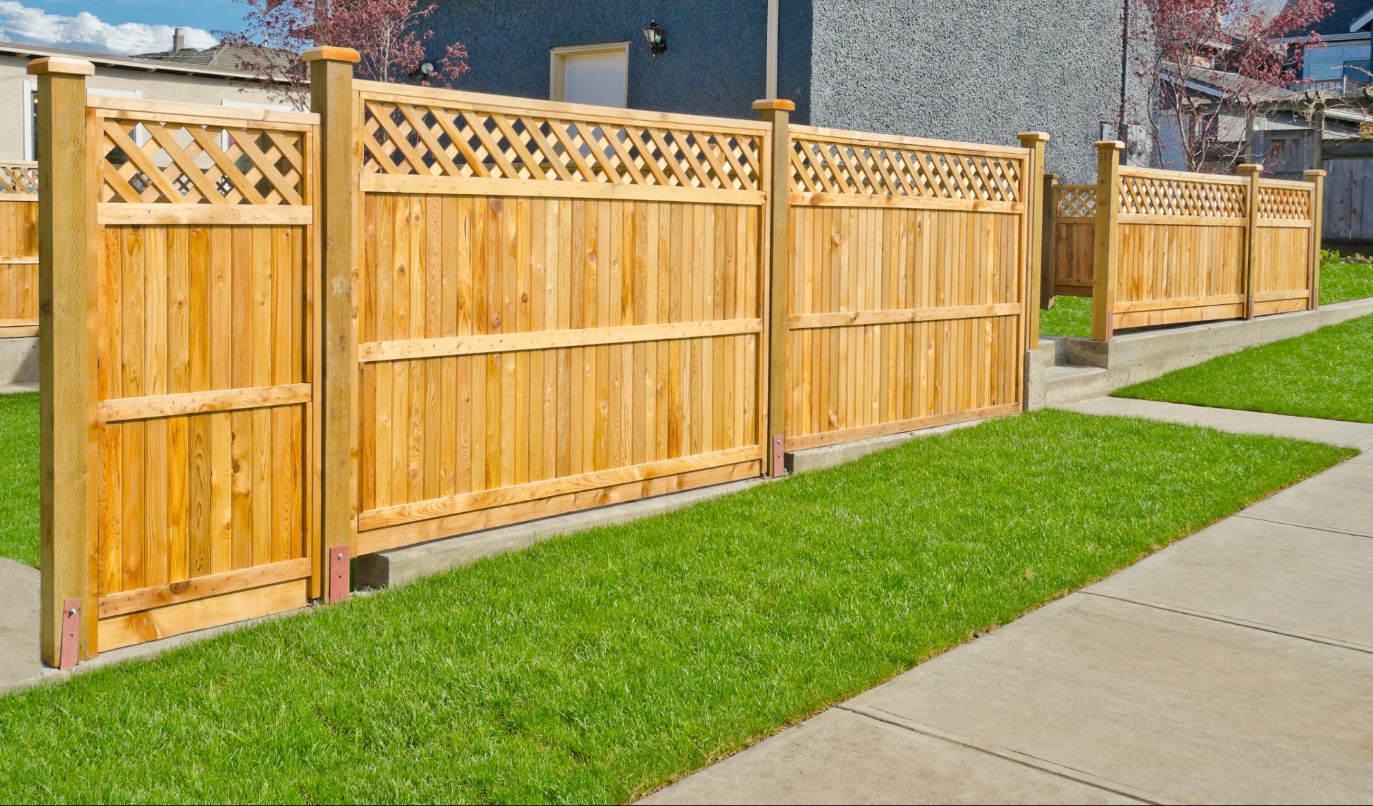 installing a fence in your garden