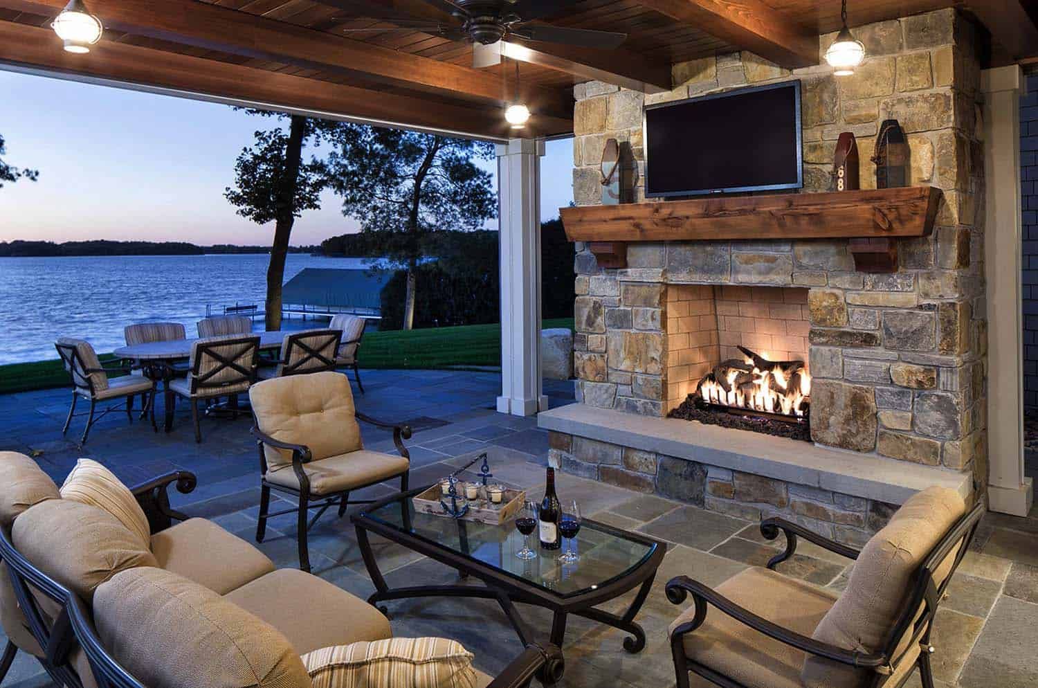 outdoor living space